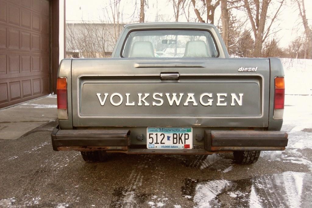 1982 Volkswagen Rabbit Pickup Black Tie Special Edition Diesel Caddy