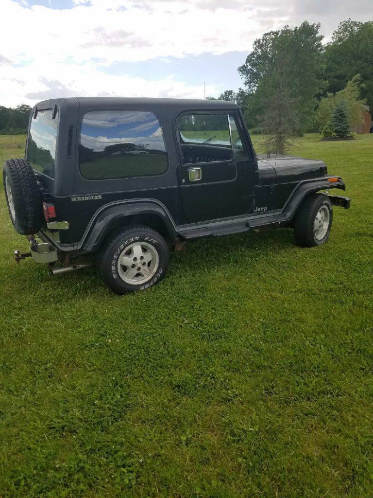 Gray 1988 Jeep Wrangler