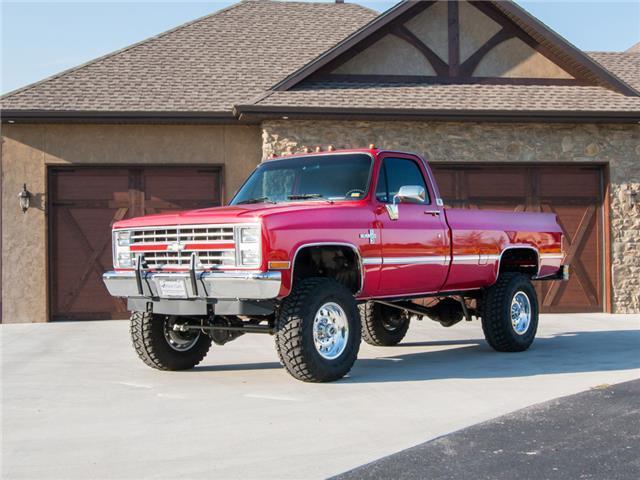 1987 Chevy Silverado K30 Single Wheel after meticulous restoration