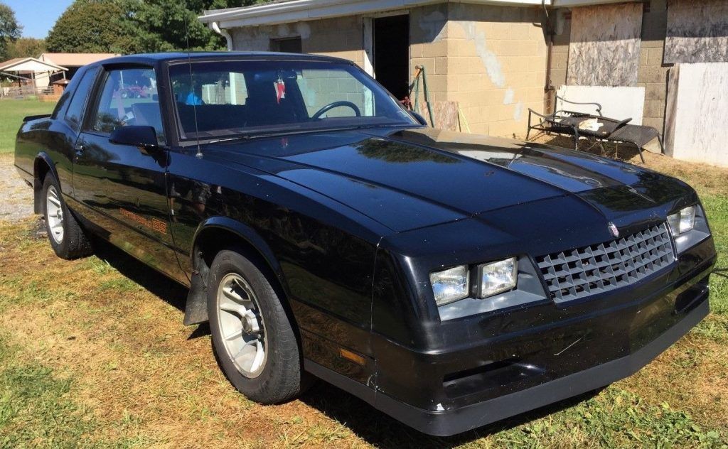 Black 1986 Chevrolet Monte Carlo SS