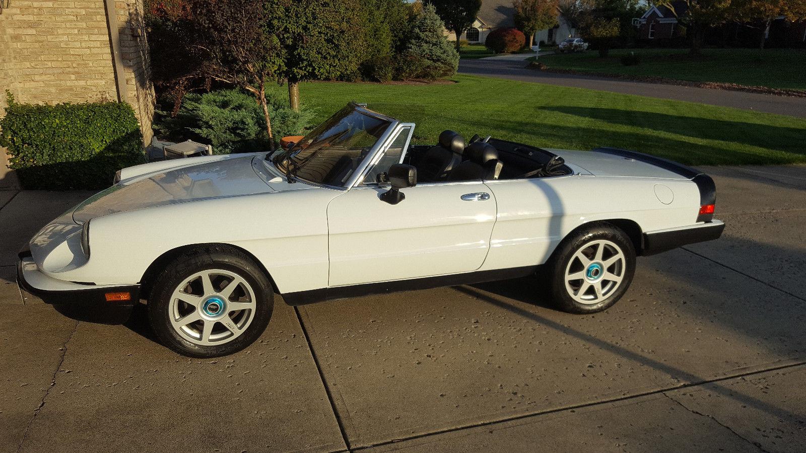 1986 Alfa Romeo Spider Black For Sale