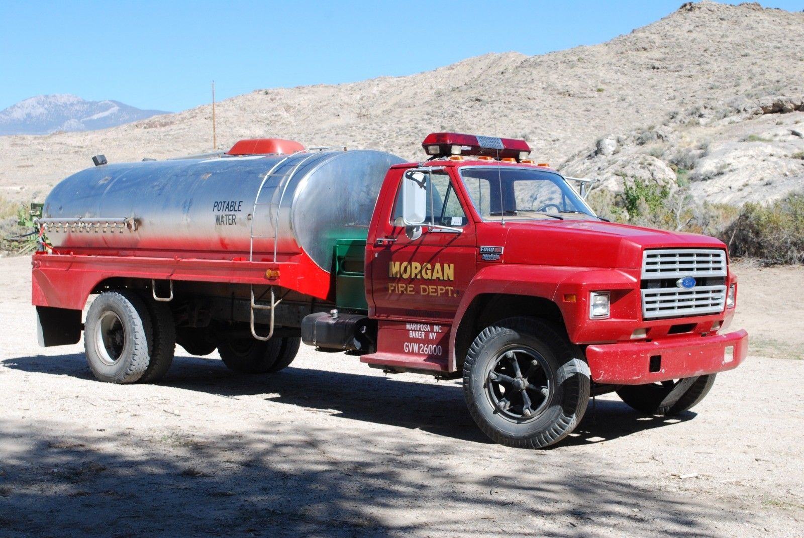 1986 Ford Potable Water Tank Truck for Sale for sale