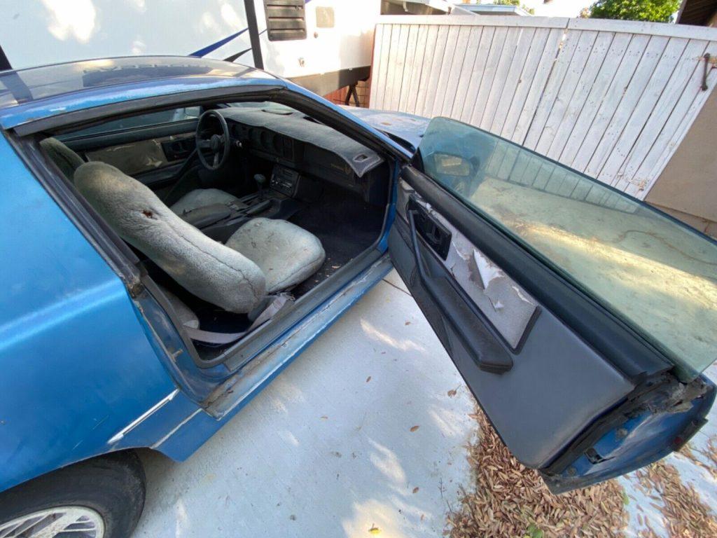 1985 Pontiac Trans Am GLASS T-TOPS 305 V8 CALIFORNIA CAR ORIGINAL TIN INDIAN