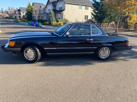 1988 Mercedes Benz 560sl Black Exterior All Original No Accidents Low Miles for sale