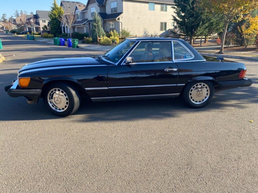 1988 Mercedes Benz 560sl Black Exterior All Original No Accidents Low Miles