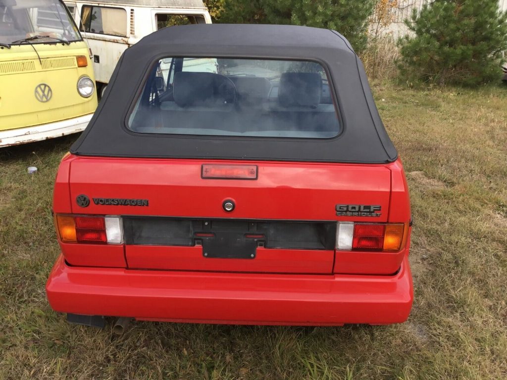 1989 VW Golf Cabriolet Karmann Low Mileage Original Paint Pristine