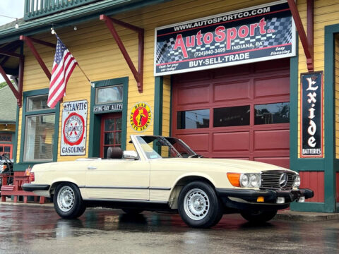 1985 Mercedes-Benz 380SL 67980 Miles Ivory Convertible 3.8L Gas V8 for sale