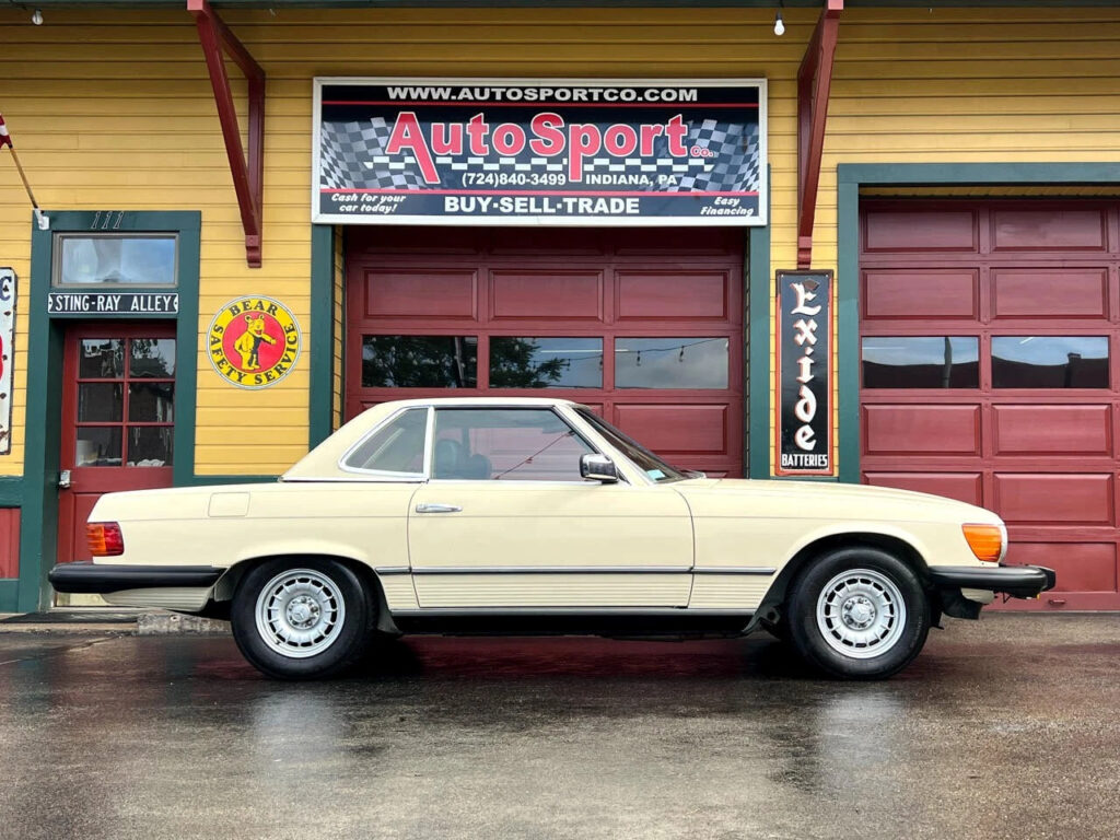 1985 Mercedes-Benz 380SL 67980 Miles Ivory Convertible 3.8L Gas V8