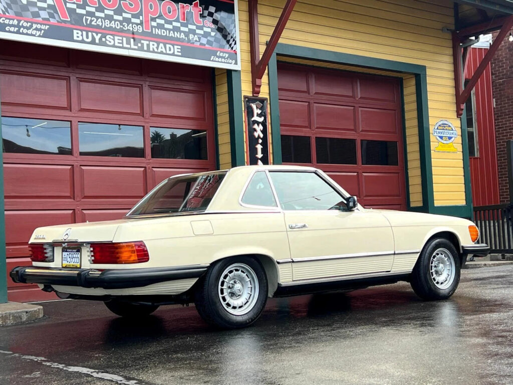 1985 Mercedes-Benz 380SL 67980 Miles Ivory Convertible 3.8L Gas V8
