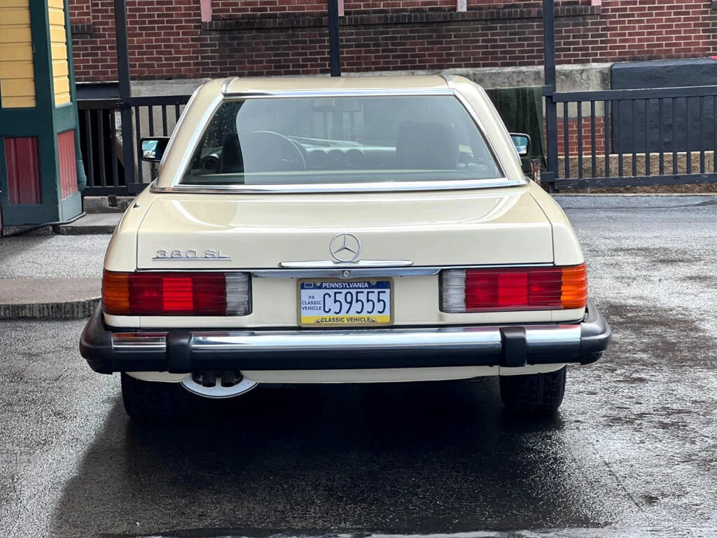 1985 Mercedes-Benz 380SL 67980 Miles Ivory Convertible 3.8L Gas V8