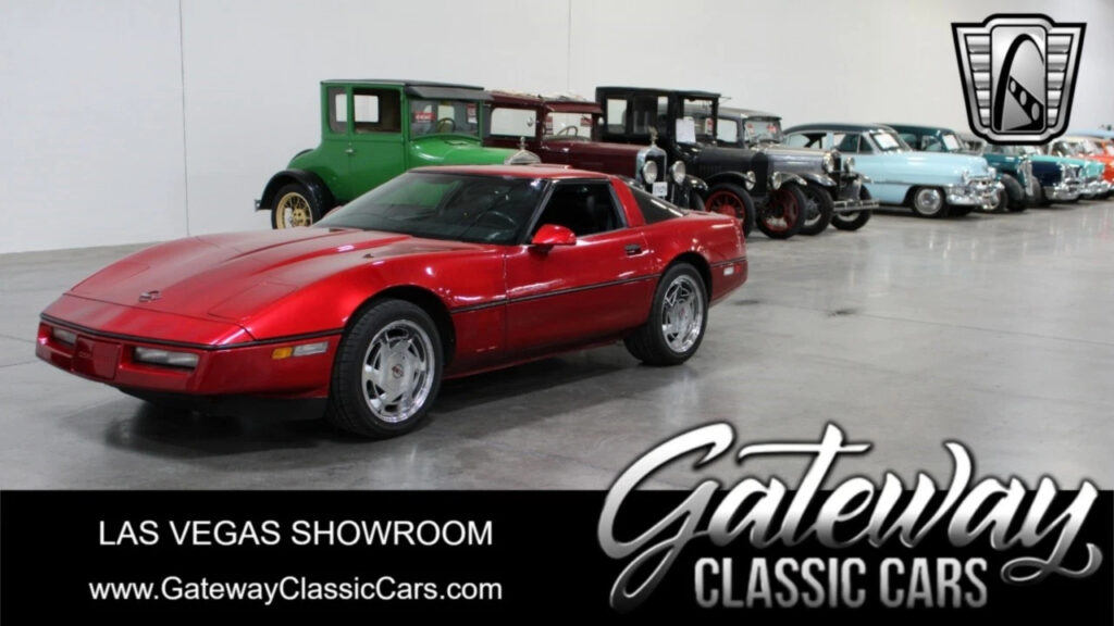 Red 1989 Chevrolet Corvette Coupe 350 CID V8