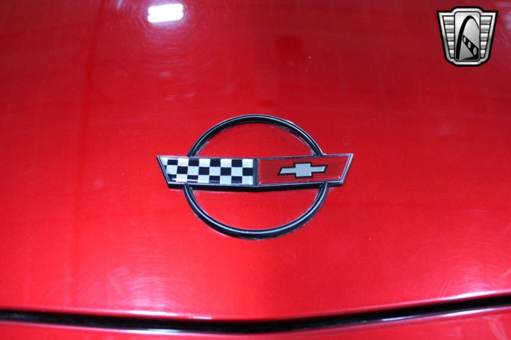 Red 1989 Chevrolet Corvette Coupe 350 CID V8