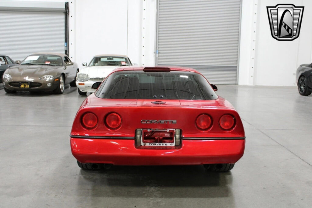 Red 1989 Chevrolet Corvette Coupe 350 CID V8