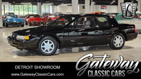 Black 1989 Mercury Cougar 3.8L Supercharged V6 5 Speed Manual for sale