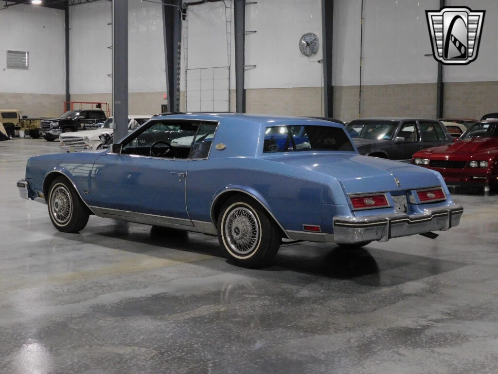 Blue 1980 Buick Riviera Coupe V8